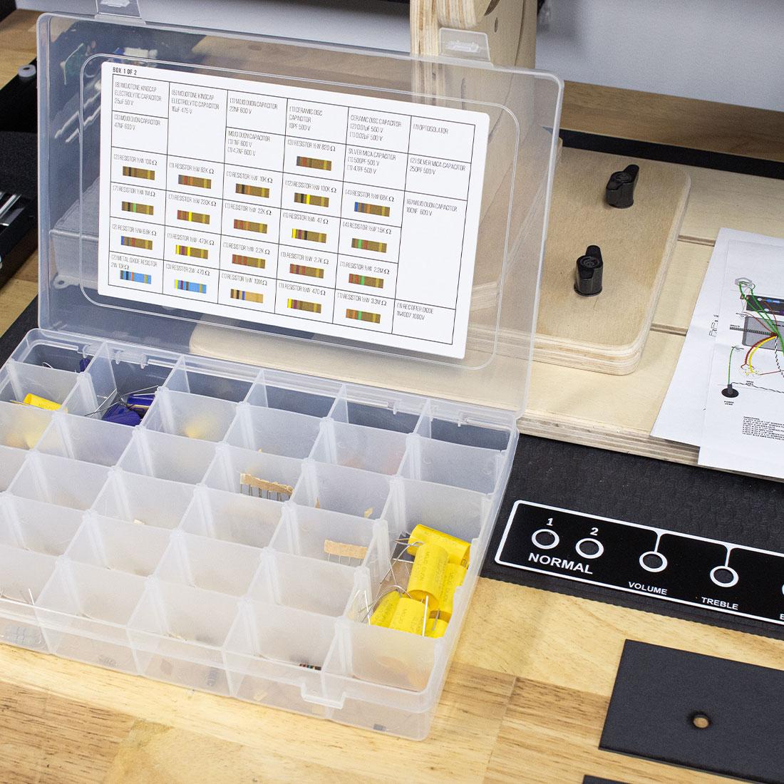 Blackface Deluxe Reverb® Style Guitar Tube Amp Kit - Image 19