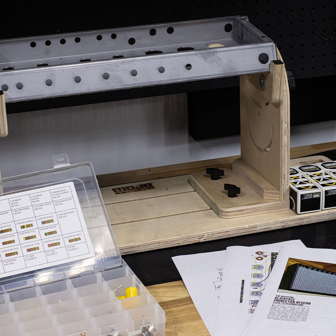 Blackface Princeton Reverb® Style Guitar Tube Amp Kit - Image 4