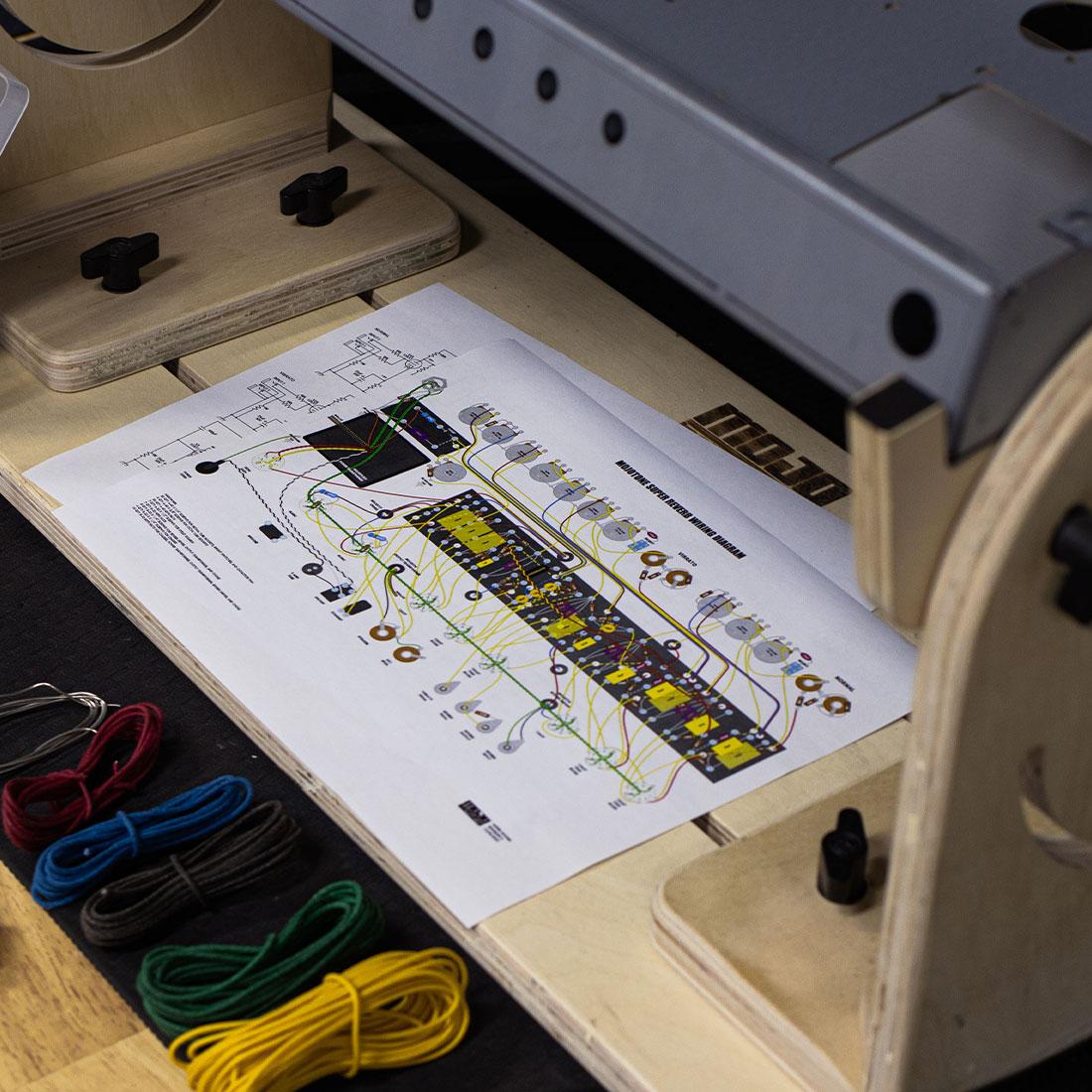 Blackface Super Reverb® Style Guitar Tube Amp Kit - Image 14