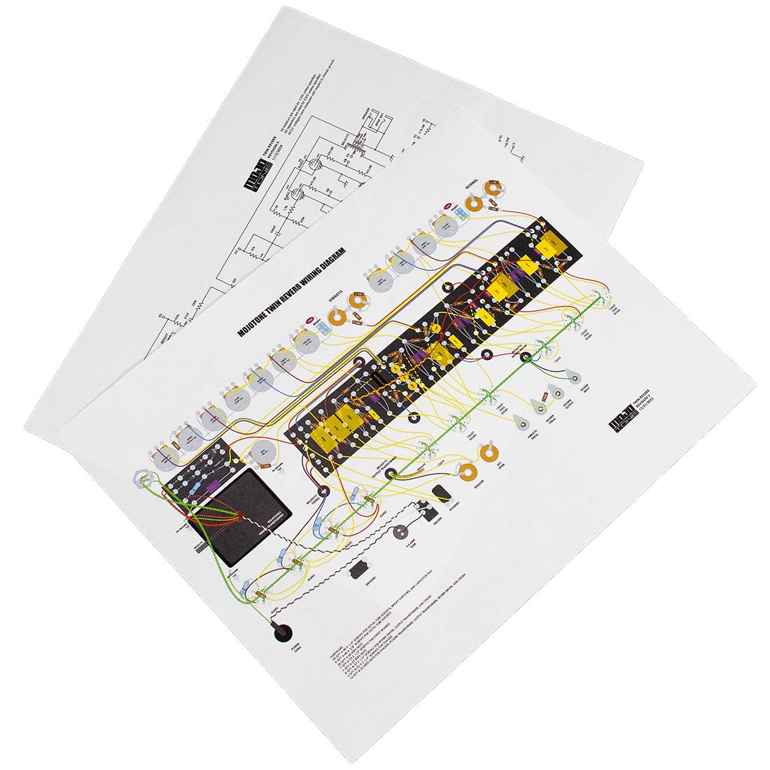 Blackface Twin Reverb® Style Guitar Tube Amp Kit - Image 16
