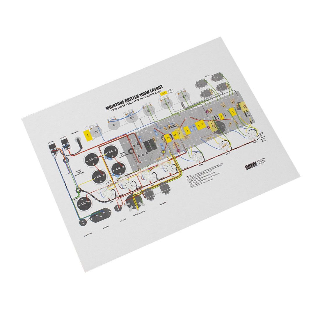 British Style 100W Lead / Bass Guitar Tube Amp Kit - Image 9