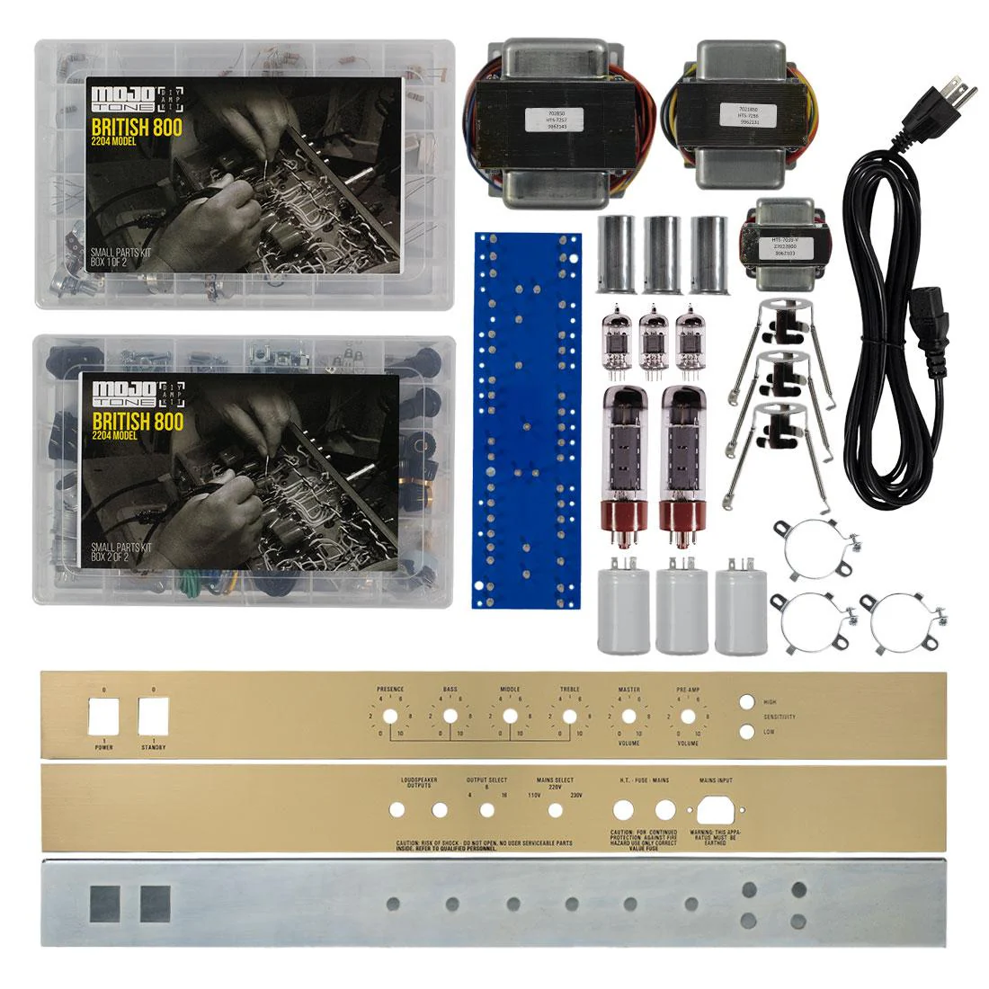 British Style 800 2204 Guitar Tube Amp Kit - Image 4