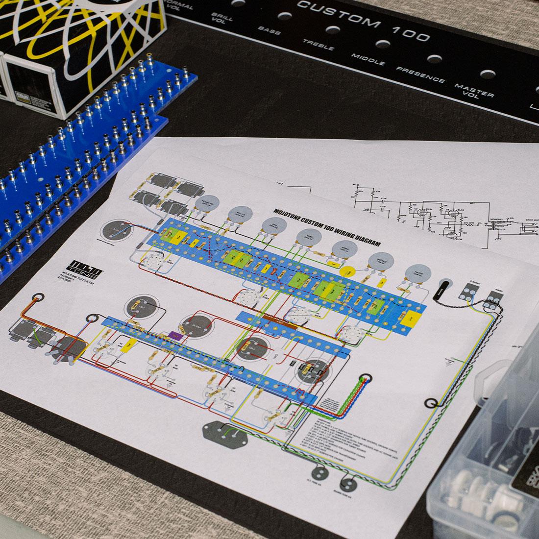 Mojotone Custom 100 Guitar Tube Amp Kit - Image 14