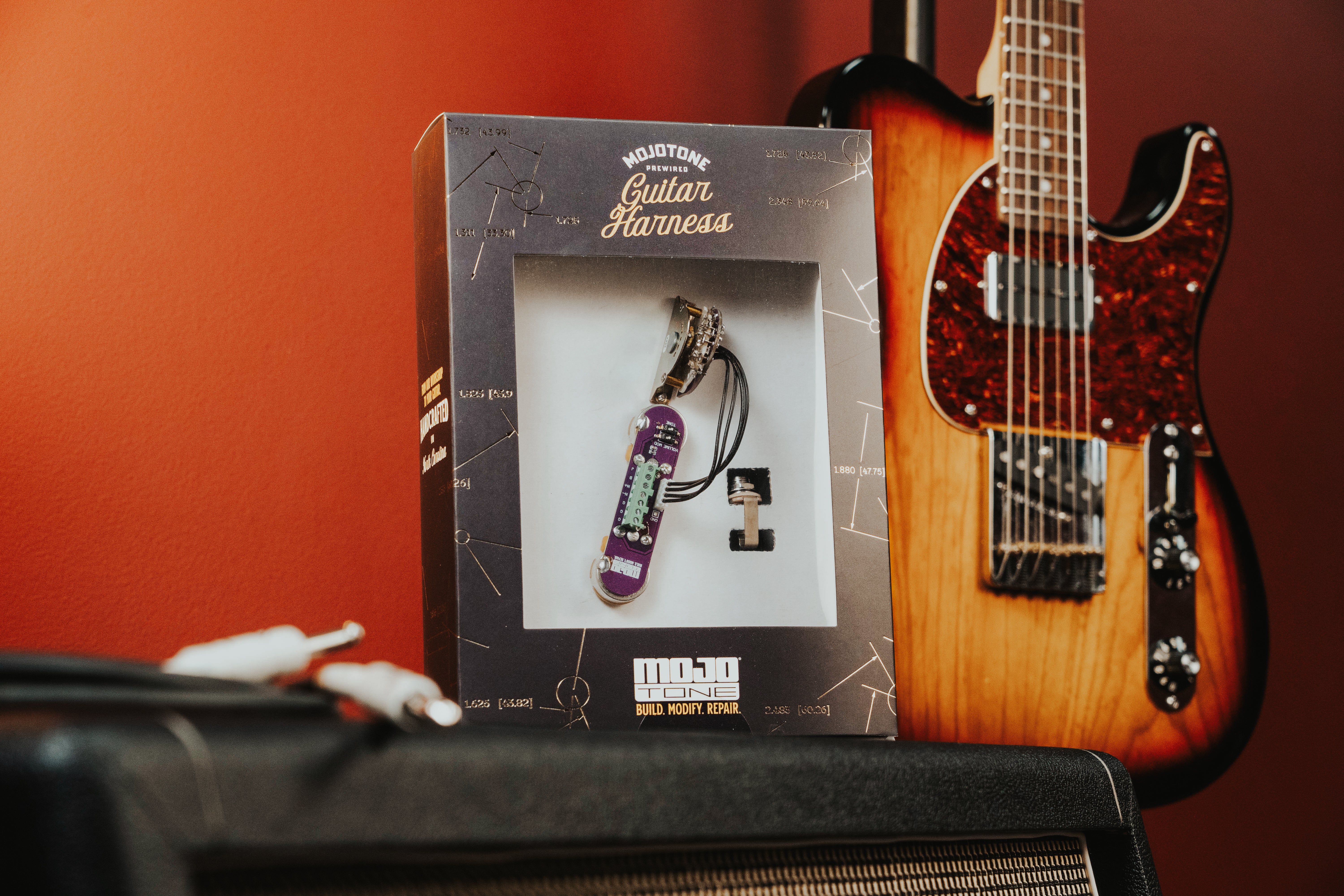 Solderless Convertible Tele 4-Way Guitar Wiring Harness- 500K Potentiometers Humbucker Pickup Version - Image 5