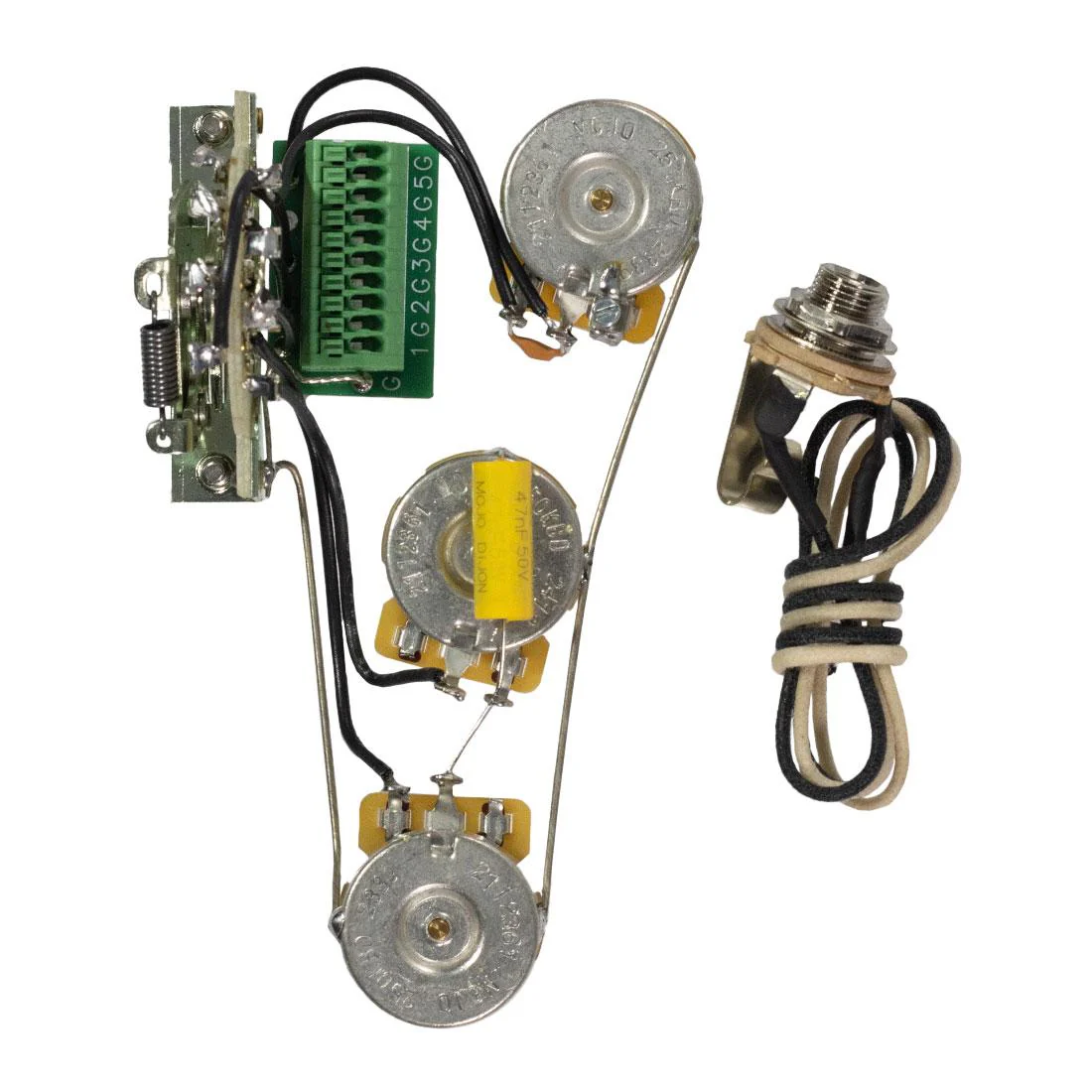 Solderless Strat Standard Guitar Wiring Harness - Image 4
