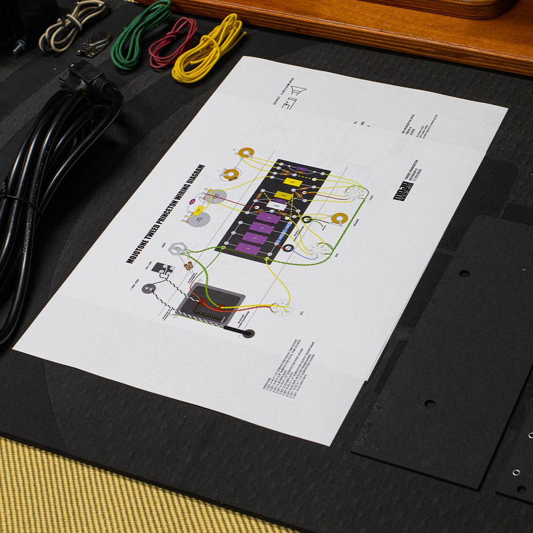 Tweed Princeton® 5F2-A Style Guitar Tube Amp Kit - Image 3